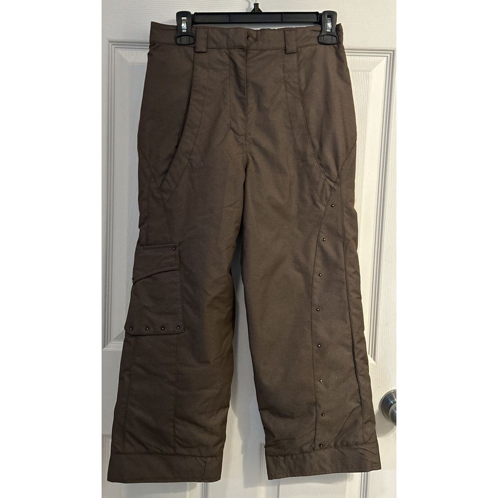 Obermeyer Girls Smarty Pant Brown Ski‎ Pants Preschool Size 8🔥